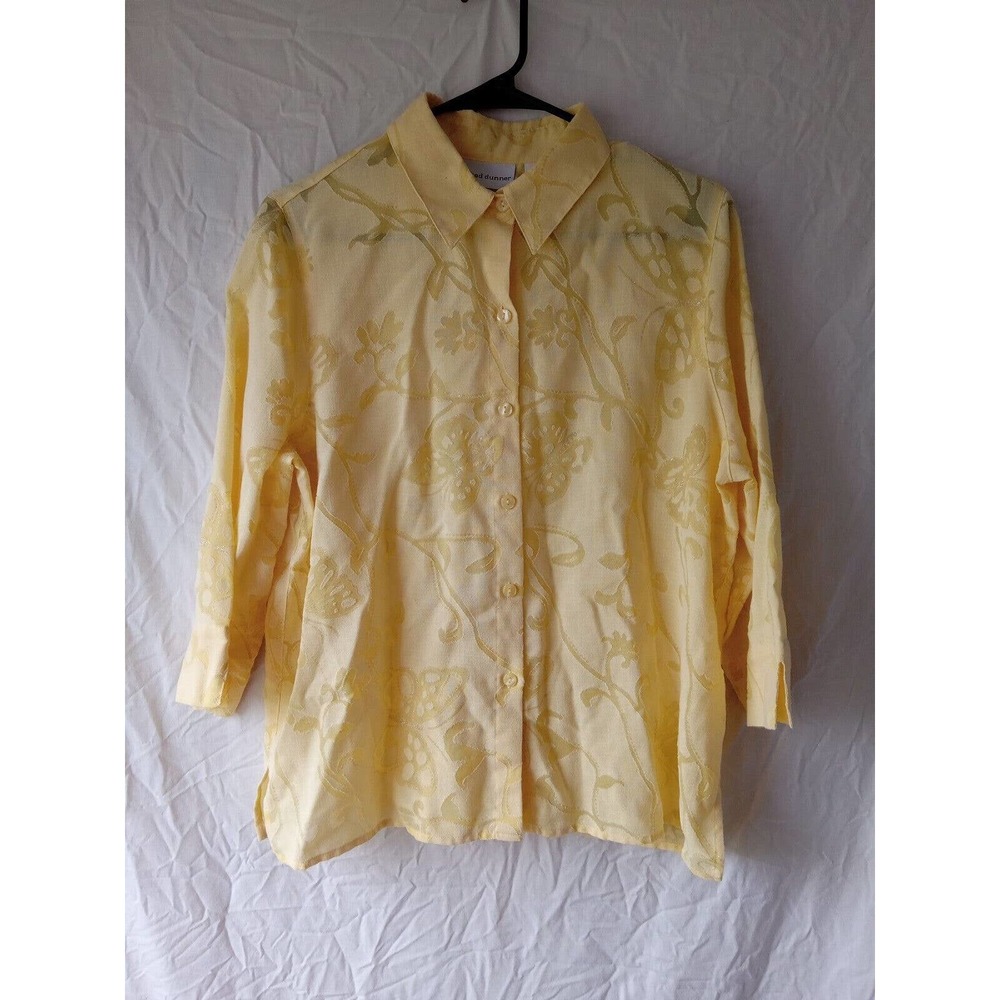 Alfred Dunner Sheer Blouse Size 12p